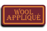 Wool Applique Button